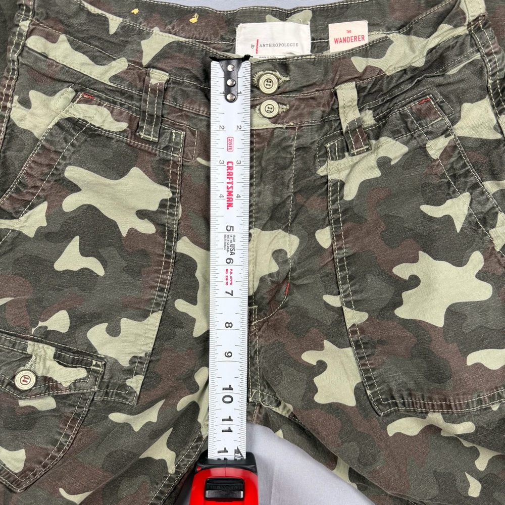 Anthropologie The Wanderer Camo Utility Pants Size 27 - Picture 7 of 11